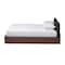 Baxton Studio Rikke Walnut Finished Queen Size Platform Storage Bed with Headboard 152-9146 - alternate 10